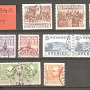 Švedska - 1941. g. lot, sa varijacijom zupčanja /307/