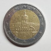 Germany Njemačka, 2 EURO, BERLIN, 2018.