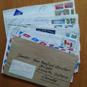 Kanada mala kolekcija od 20 putovalih kuverti