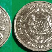 Singapore 50 cents, 2011 ***/