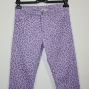 H&M traper hlače lila boje/ljubičasti print, vel. 170