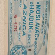 Moslavac Hajduk Split ulaznica kup 1999.
