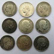 Kraljevina Srbija 1 dinar 1897 , 1904 , 1912 , 1915