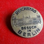 Vintage Reichstag Besuch in Berlin Pin