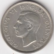 UK 2 shillings 1946, Ag težina 11,21gr