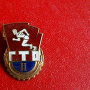 Soviet (USSR) BADGE for Soldier Sportsman GTO 2nd level