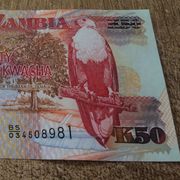 ZAMBIJA 50 kwacha