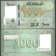 LIBAN - 1000 LIVRES - UNC