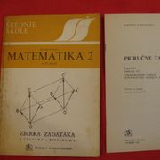 Knjiga MATEMATIKA-2. 1978 g.i PRIRUČNE TABLICE . za II-razrede. SAND