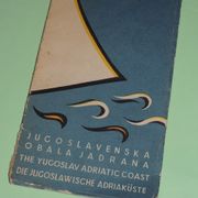 Jugoslavenska obala Jadrana karta 1956