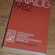 Katalog poštanskih maraka jugoslovenskih zemalja 1982