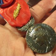 Francuska medalja časti rada "Zlatna klasa" 1983., srebro, 16.04 grama