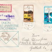 Njemačka - 1974 - DDR / promet / putovalo pismo