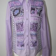 Bonita košulja svijetlo ljubičasto-lila boje/šareni detalji, vel. 38/M