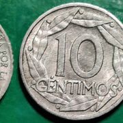 Spain 10 céntimos, 1953 1959 ***/