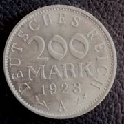 WEIMAR REPUBLIC/ 200 MARK/1923.g.