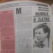 MIROSLAV BLAŽEVIĆ IVICA OSIM 1990 GODINA  RIJETKO