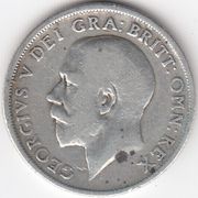 UK shilling 1917, Ag težina 5,43gr