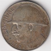 Italija Vittorio Emanuele III 1900-46 , 20 lire 1928 R MCMXVIII, Ag 19,97gr