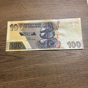100 dolara zimbabwe UNC