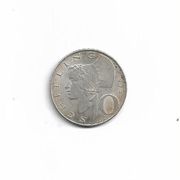 10 Schilling 1972 srebro 7,5 grama