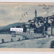 NOVI VINODOLSKI - stara razglednica , putovala 1928.g.