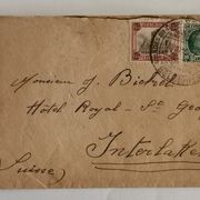 Lijepo staro pismo putovalo iz Belgije u Švicarsku 1924. godine