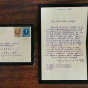Lijepo staro pismo putovalo iz Belgije u Italiju 1927. godine