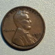 Kovanica SAD / USA 1 Cent 1928 S Wheat ears