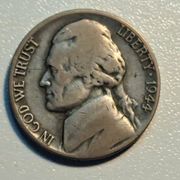 Kovanica SAD / USA 5 Cents 1944 D Jefferson Nickel