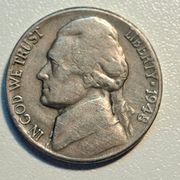 Kovanica SAD / USA 5 Cents 1948 S Jefferson Nickel