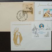 Poljska - lot od 3 prigodne koverte na temu papa Ivan Pavao II, prigodne ma