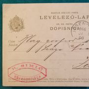 Jasenovac 1906,ugarska pošta iz Nove Gradiške