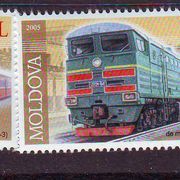 Moldova  2005 lokomotive Mi.No.505-08 MNH