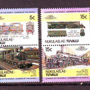 NUKULABLAE-TUVALU lokomotive Mi.No.1-8 MNH