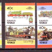 FUNAFUTI-TUVALU lokomotive Mi.No.13-20 MNH