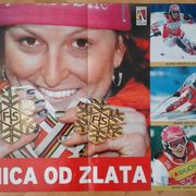 Kolekcionarstvo: Plakat Janica Kostelić Bormio 2005. god.