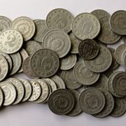 Jugoslavija 50 para , 1 , 2 , 5 dinara 1953 i 1 , 2 , 5 dinara 1963