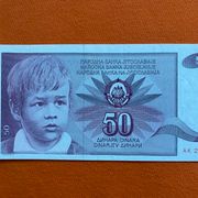 JUGOSLAVIJA 50 DINARA 1990