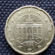 20 centi Njemačka 2022