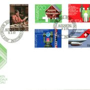 Švicarska, FDC, 1981, Michel  1191 - 1195