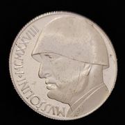 20 Lira - Mussolini- 1938 - 20g.