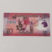 SOLIMONS ISLANDS 10 DOLARA 2023 GODINA POLIMER KOMEMORATIVNA UNC