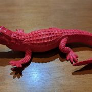 Gumena igračka krokodil - crveni