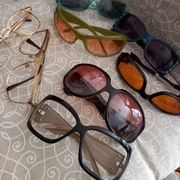 Super kolekcija nenošenih naočala-5 kom.sunčanih i  okviri 3 kom.