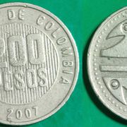 Colombia 200 pesos, 2007 2011 ***/