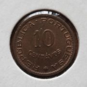 10 centavos 1960, Portugalski Mozambik, UNC