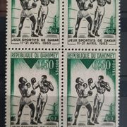 Dahomey 1963 boks MNH četverac Sportske igre Dakar