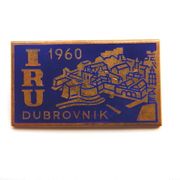 IRU DUBROVNIK 1960.g.,  emajlirana  značka