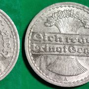 Germany 50 pfennig, 1921 1922 "A" – Berlin ***/